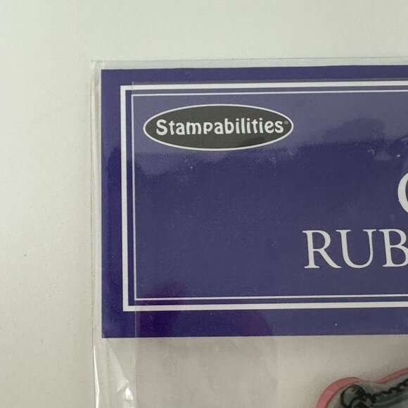 Stampabilities Ornate Icons Cling Rubber Stamp Set Crown Fleur Chandelier Wing H - Picture 3 of 8